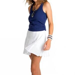 NEW HEDGE langley mini skirt in white